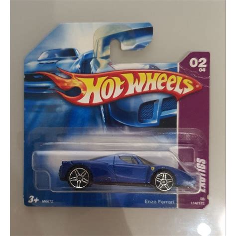 Ferrari Enzo Hot Wheels Azul Lacrada Shopee Brasil