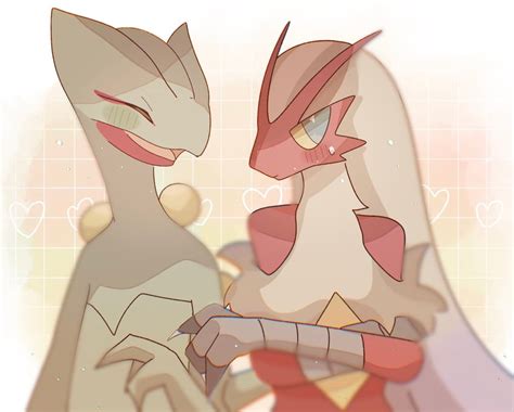 Blaziken And Sceptile Pokemon Drawn By Tamako Pixiv 71110817 Danbooru