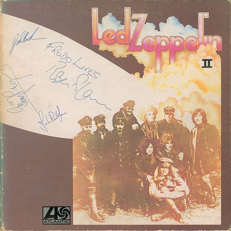 Led Zeppelin Signed Album Rr Auction