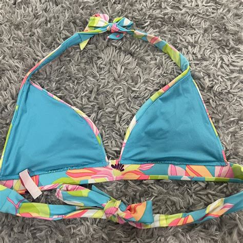 Victoria S Secret Women S Blue And Pink Bikini And Tankini Tops Depop