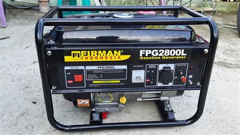 Review Genset Firman FPG 2800L 220 Volt YouTube