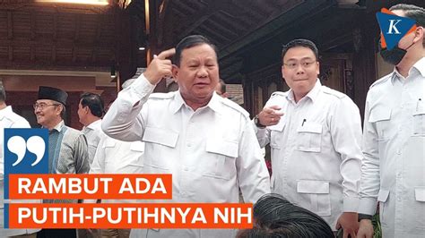 Kelakar Prabowo Saat Sambut Kedatangan Wiranto Di Hambalang Youtube