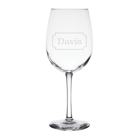 Custom Engraved Wine Glass Monogram Personalized Glassware Etsy