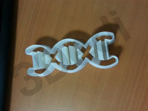 3D DNA Sarmalı Kurabiye Kalıbı Modeli STL STL İndirme ve 3D Baskı