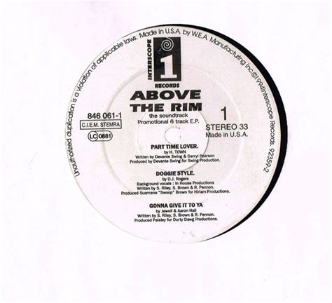 Above The Rim (The Soundtrack) (1994, Vinyl) | Discogs