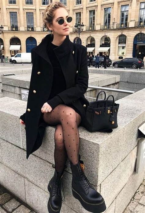 Outfits en negro que van sacar tu lado darks en otoño ActitudFem