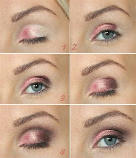 Augen Make Up In Pink Smokey Eye Beispiele Mit Anleitung