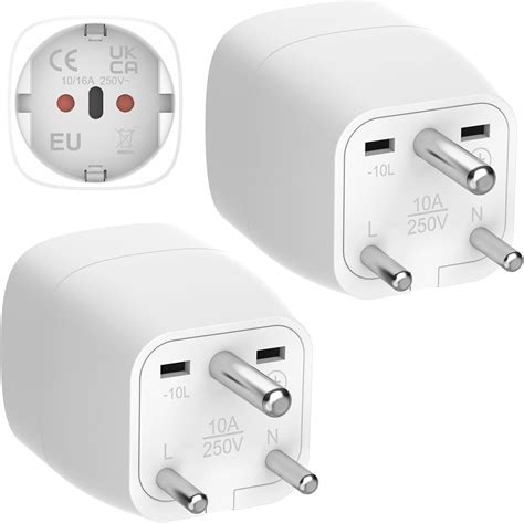 Reiseadapter Set X Reisestecker Typ M D Mit Schutzkontakt F R