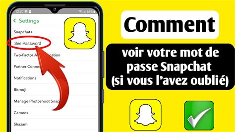 Comment voir votre mot de passe Snapchat si vous l avez oublié YouTube