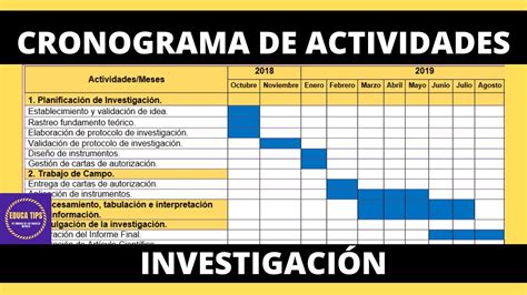 Ejemplos de cronograma para proyectos sociales Guía práctica