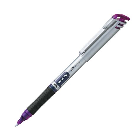 Pentel EnerGel Liquid Gel Ink Pen Violet Ink Medium 0 7 Mm Grand Toy