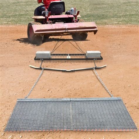 Yard Tuff Spike Drag With Surface Leveling Bar And Drag Mat For Atv