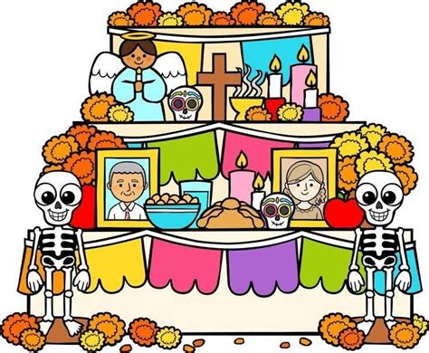 Pin De Jimena CR En Fechas Altar De Muertos Dibujo Dibujo Dia De