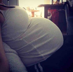 Big Belly On The Day Before Induction Porn Pic