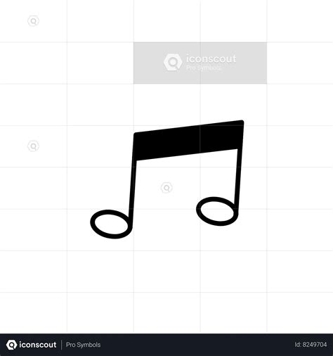 Music Note Animated Icon download in JSON, LOTTIE or MP4 format