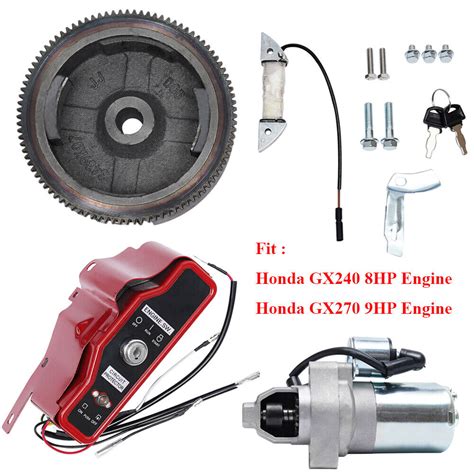 Hp Electric Start Flywheel Starter Motor Ingnition For Honda Gx