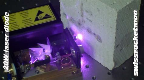 20w Laser Diode At 808 Nmmp4 Youtube