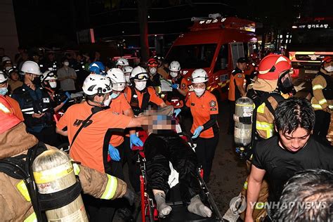 부천 호텔 화재 7명 사망·12명 부상스프링클러는 없었다종합2보 연합뉴스