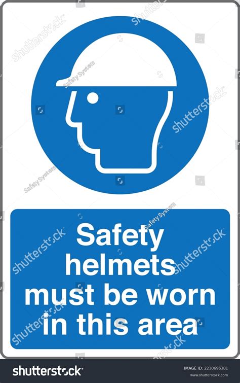 Safety Mandatory Sign Iso Standards Stock Vector Royalty Free