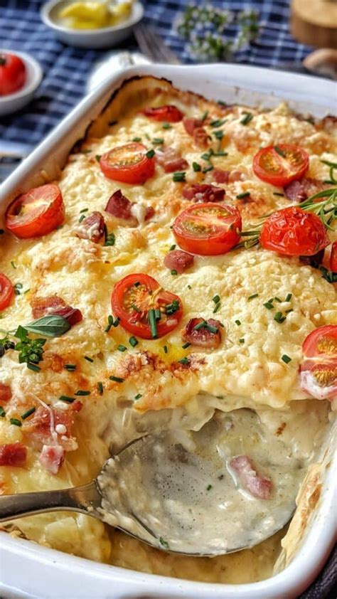 Kartoffel Kohlrabi Gratin Mit Tomaten Instakoch De