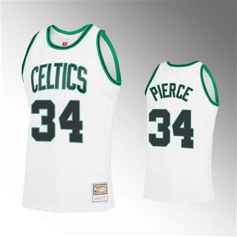 Mens Boston Celtics Paul Pierce White Reload Hardwood Classics