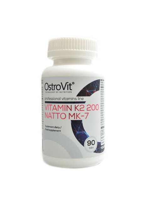 OstroVit Vitamin K2 200 Natto MK 7 90 Tablet NAMAKANEJ Cz