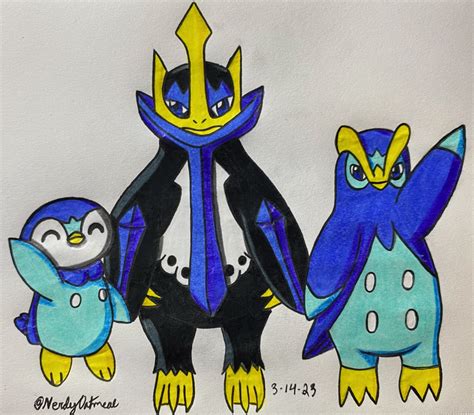 Piplup Prinplup Empoleon By Nerdyoatmeal On Newgrounds