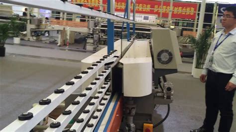 Glas Edging Machine Yd Em Plc Youtube