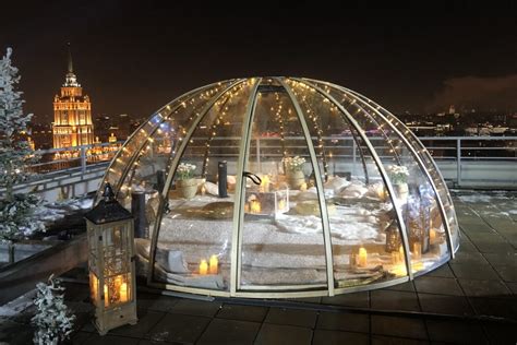 ️Купольные прозрачные стеклянные беседки иглу от производителя