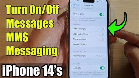iphone  pro max   turn onoff messages mms messaging youtube