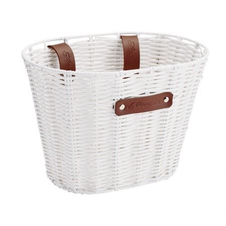 Electra Korb Plastic Basket woven, small white