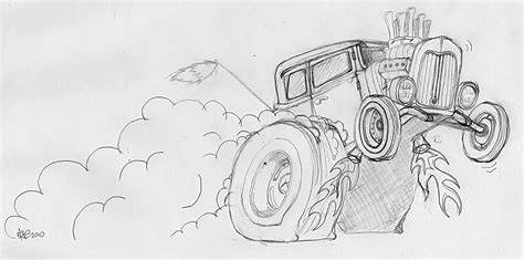 Hot Rod: Sketches Of A Hotrod.