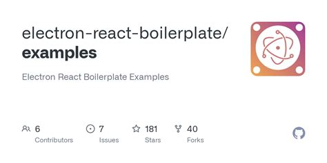 Github Electron React Boilerplate Examples Electron React