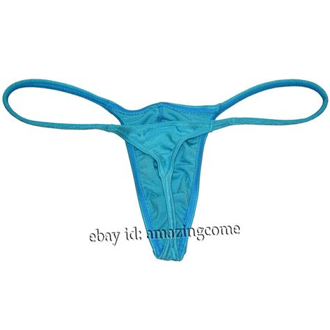 Men Enhance Pouch Thong Bikini G String Minikini Tangas Posing Underwear T Back EBay