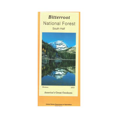 Map: Bitterroot National Forest MT South Half – Public Lands Interpretive Association