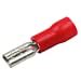 Baomain Red Female Insulated Spade Wire Connector Electrical Crimp