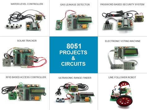 Mini Projects Based On Microcontroller 8051 With Circuit Dia