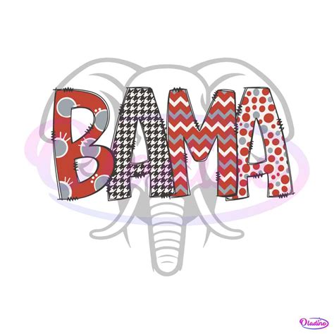 Alabama Crimson Tide Mascot NCAA SVG