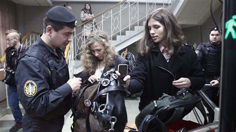 Freed Pussy Riot Members Visit Russian Womens Prison