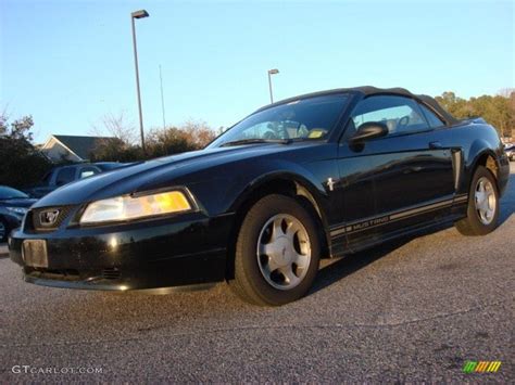 2000 Black Ford Mustang V6 Convertible 58852579 GTCarLot Car