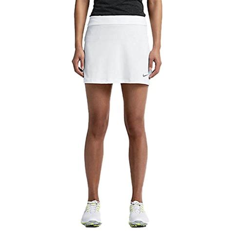 Nike Womens Dri Fit Short Fairway Drive Golf Skort Skirt White 640435