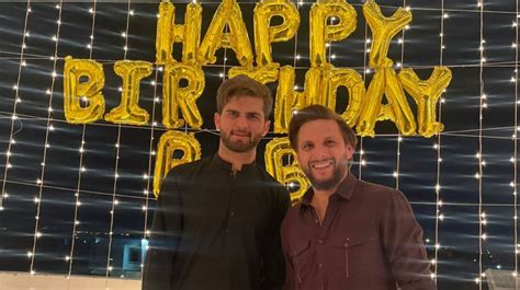 Shaheen Afridi Celebrates Birthday With Shahid Afridi’s Family