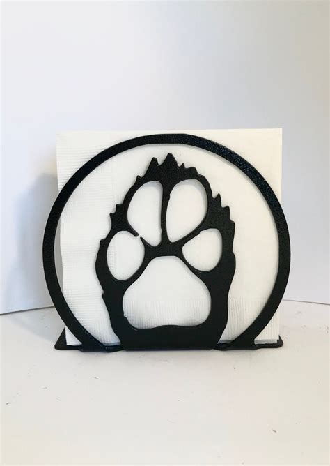 Paw Napkin Holder Napkin Holder Kitchen Decor Metal Napkin Etsy