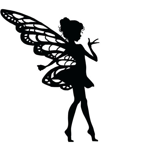 Printable Printable Fairy Silhouette Fairy Silhouette Fairy