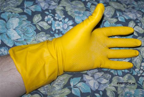 PRETICH.ru - Статьи: Yi Zhi Hua желтые резиновые перчатки