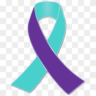 Best Of purple and teal awareness ribbon meaning Grounding cards