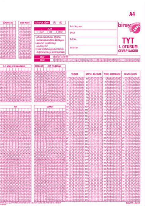Optik Form Pdf