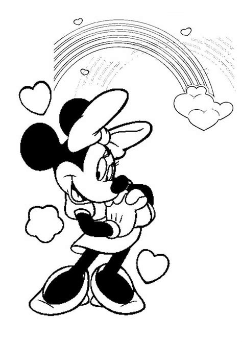 42 Desenhos Da Minnie Para Colorir