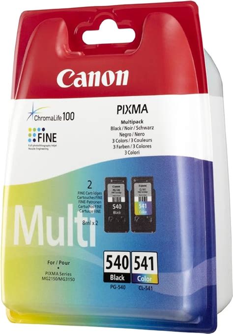 Canon PG 540 CL 541 Pack De 2 Cartouches Noir Couleur Multipack