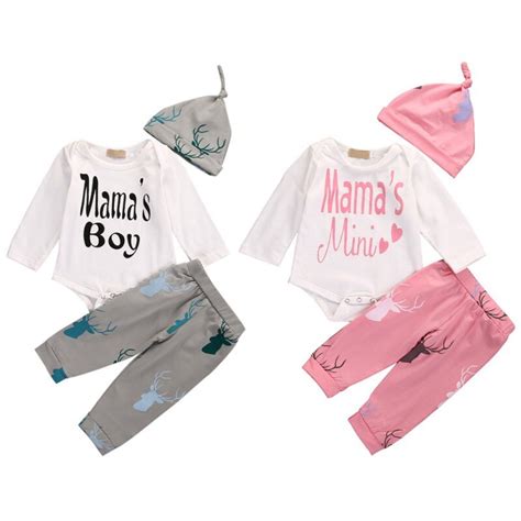 Nouveau multicolore automne bébé garçon fille lettre imprimer à manches